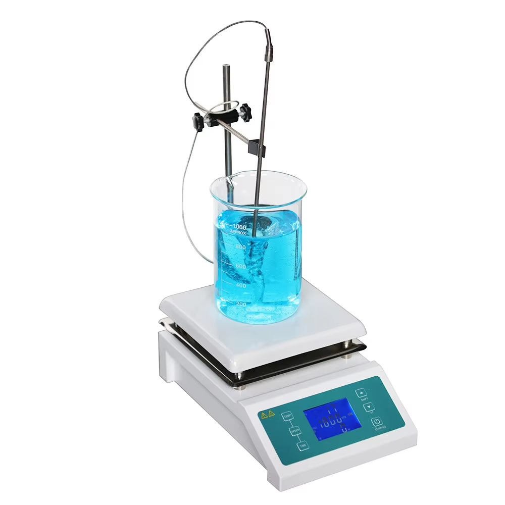 Lab Magnetic Stirrer Hot Plate - Piastra riscaldante in ceramica con display